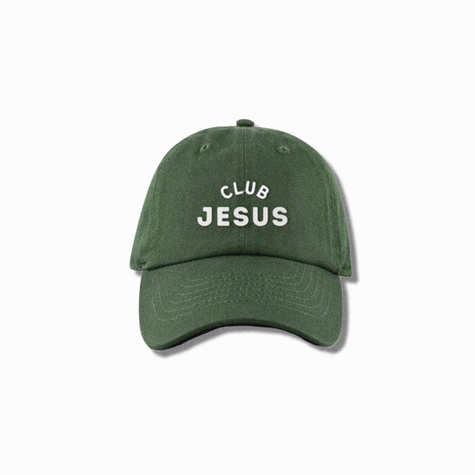 "Club Jesus" Cotton Cap - Green