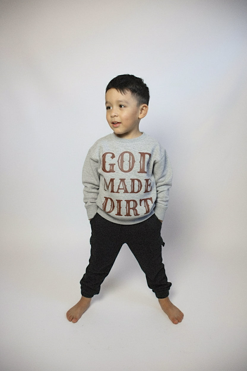 "Dirt Don't Hurt" Crewneck - Gray