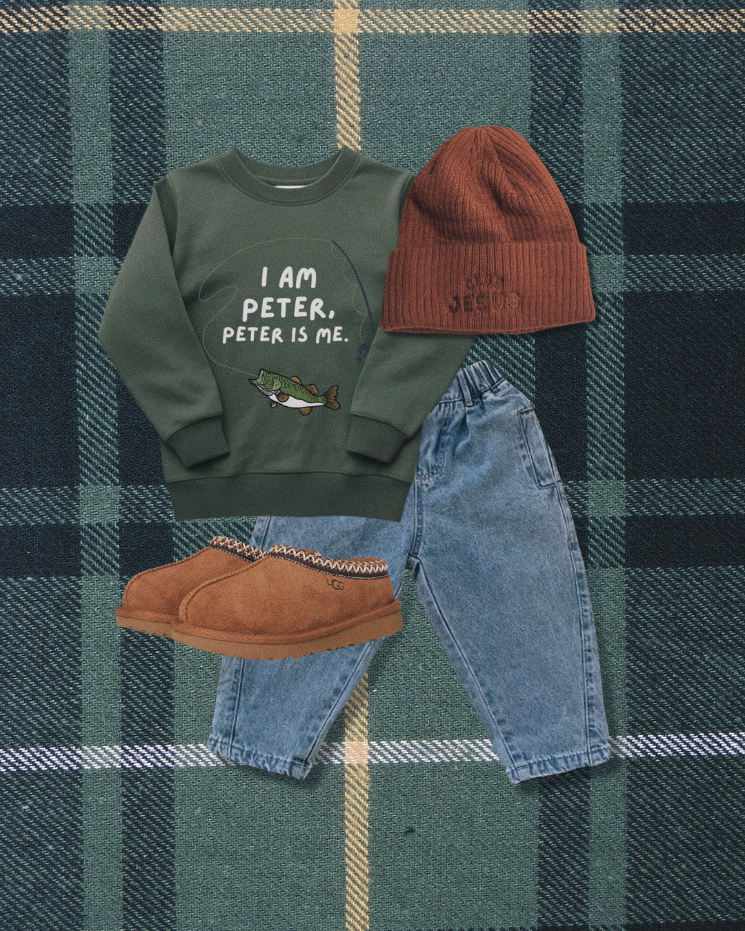 "Fisher of Buddies" Crewneck