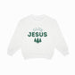 "Club Jesus"   Trio Tree Graphic Crewneck - White