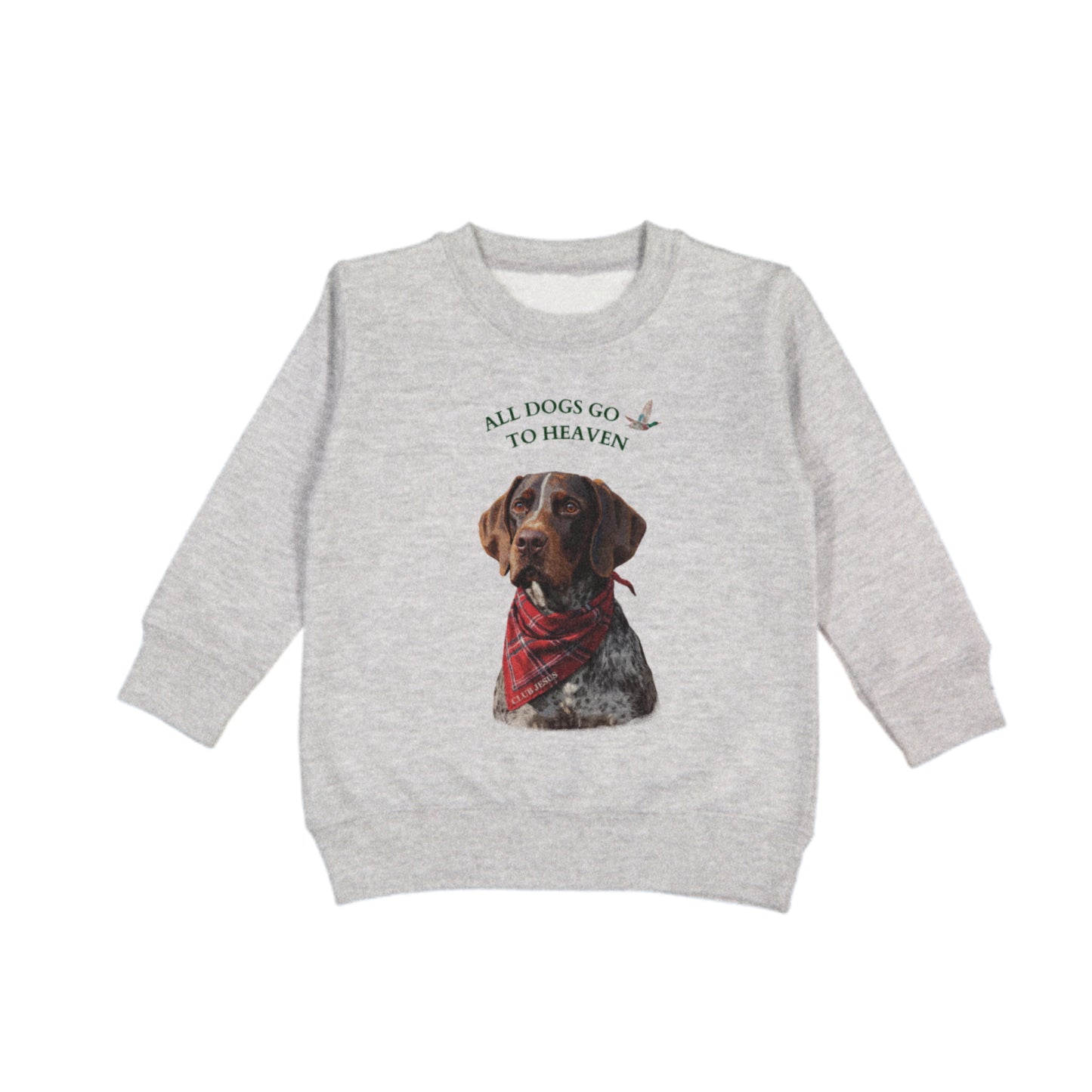 "Dogs In Heaven" Graphic Crewneck - Gray