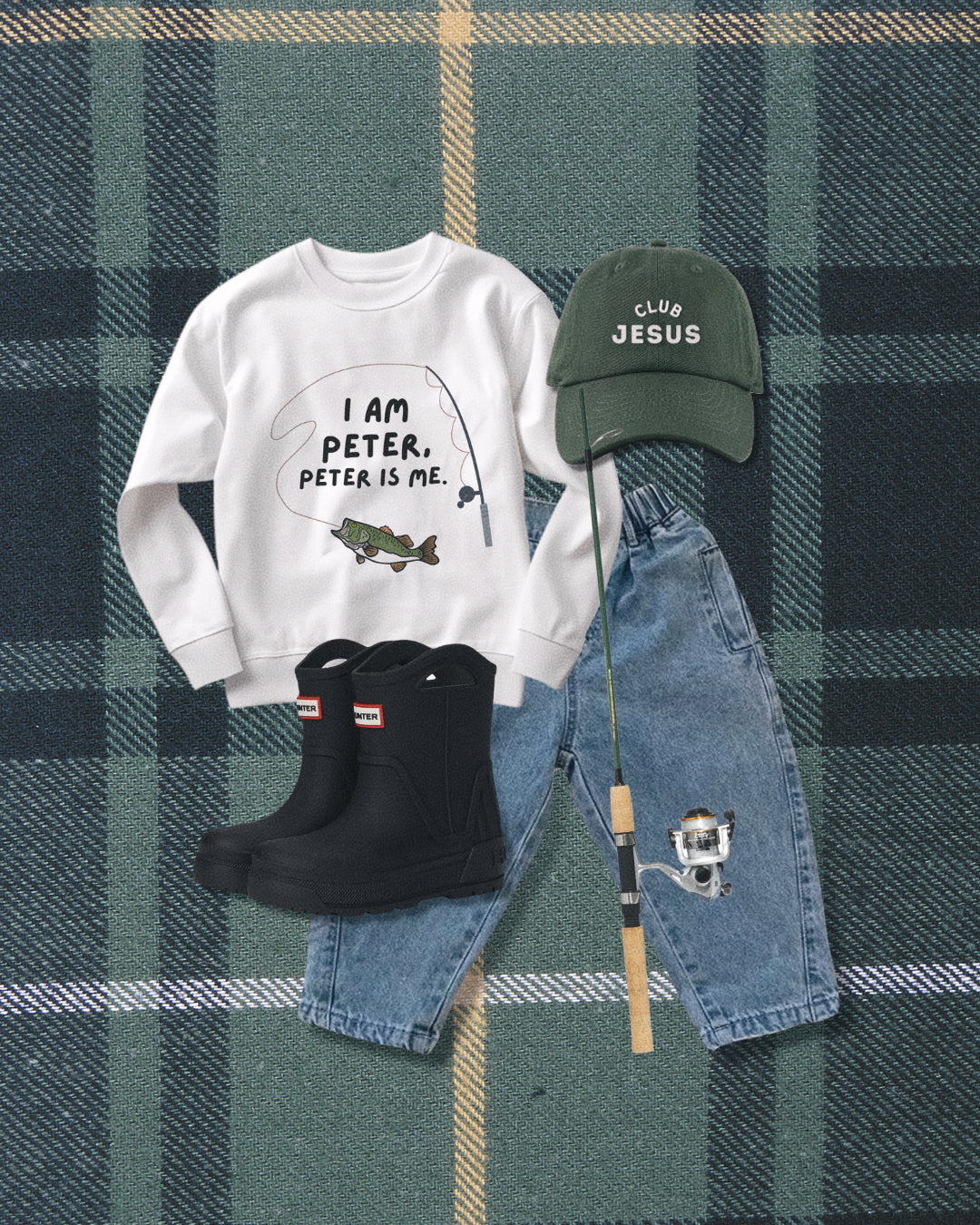 "Fisher of Buddies" Crewneck