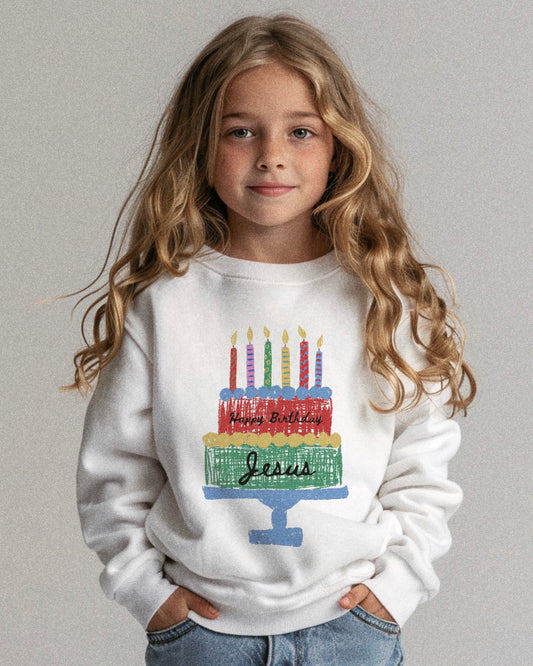 "HBD Jesus" Crewneck Pullover