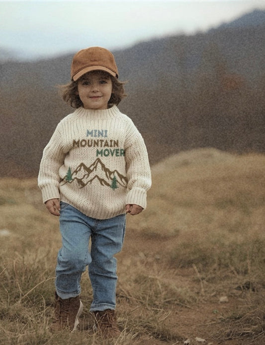 "Mini Mountain Mover" Sweater