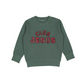 Embroidered "Club Jesus" Crewneck - Red Plaid