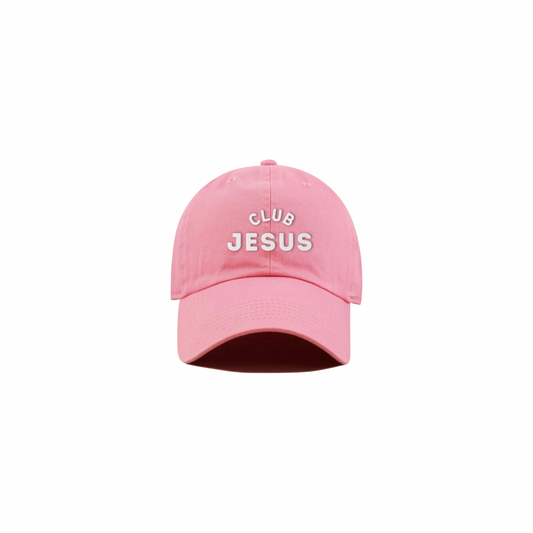 "Club Jesus" Cap - Pink