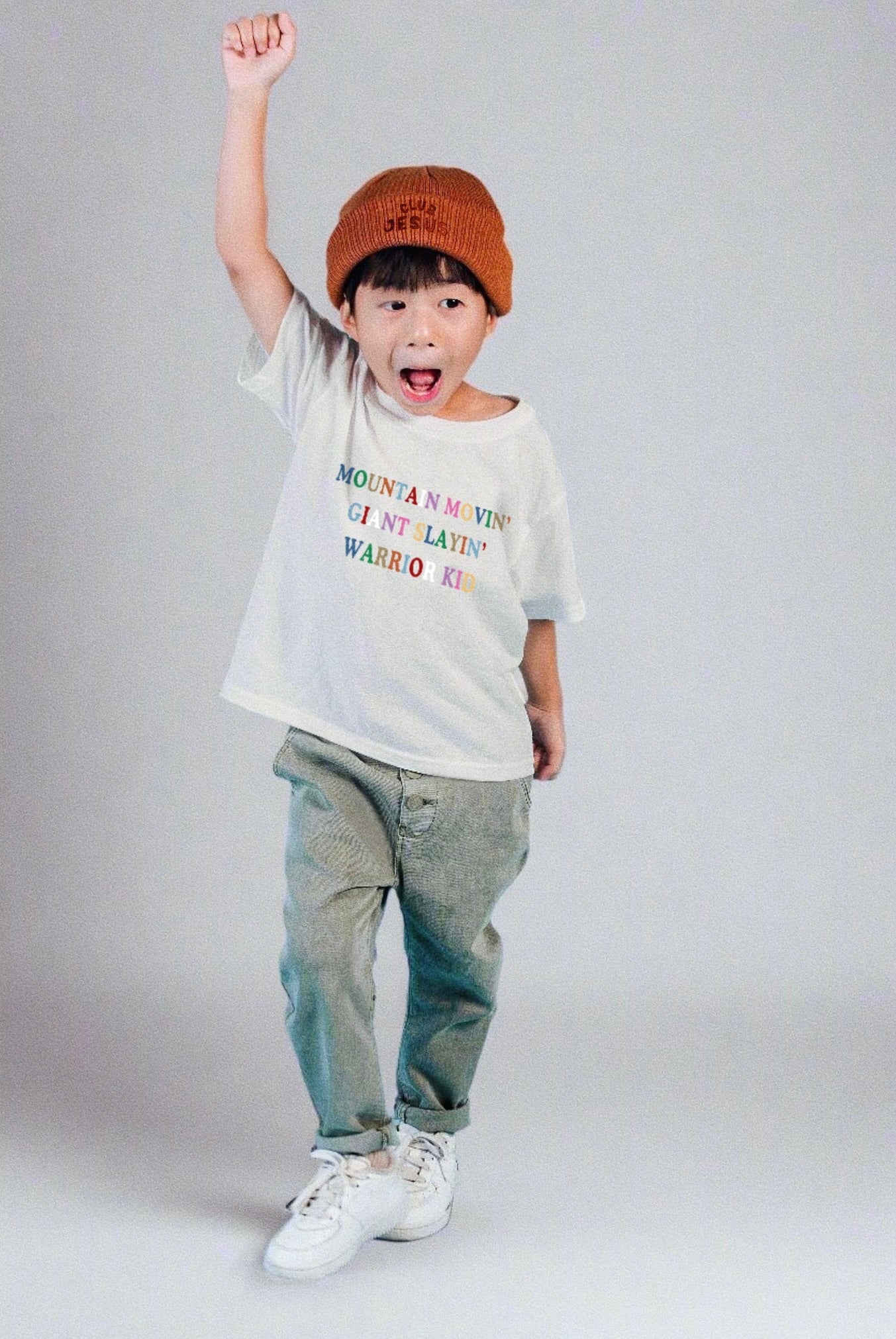 "Mini But Mighty" Tee - Natural