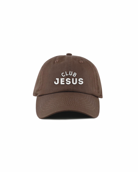 "Club Jesus" Cap - Brown