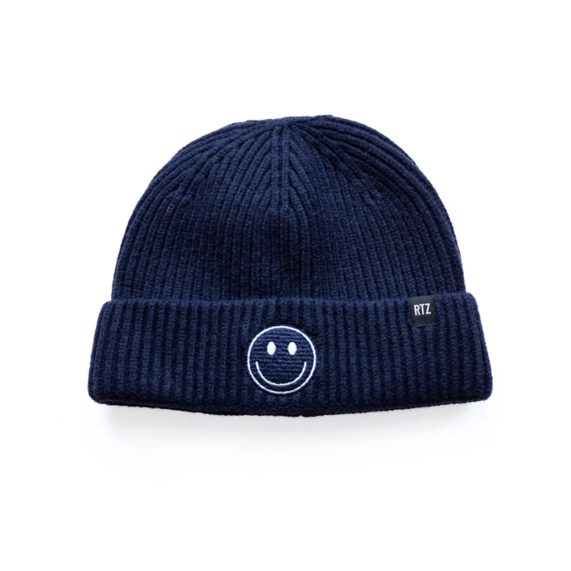 Smiley Beanie - Navy